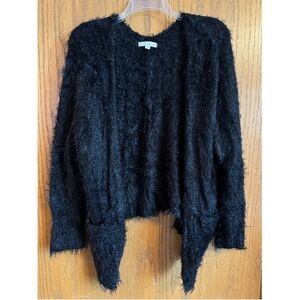 Black Fuzzy Cardigan